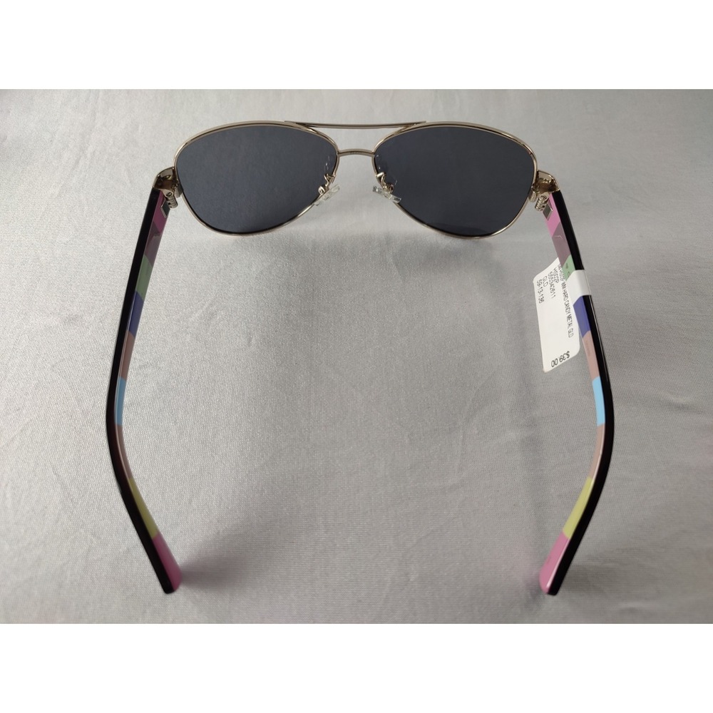 Hard Candy Women's Aviator Sunglasses Gold Metal Polarized Lens NWT HS02P - Picture 4 of 10
